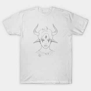 Incubus Demon | Occult | Devil Horns | Third Eye T-Shirt